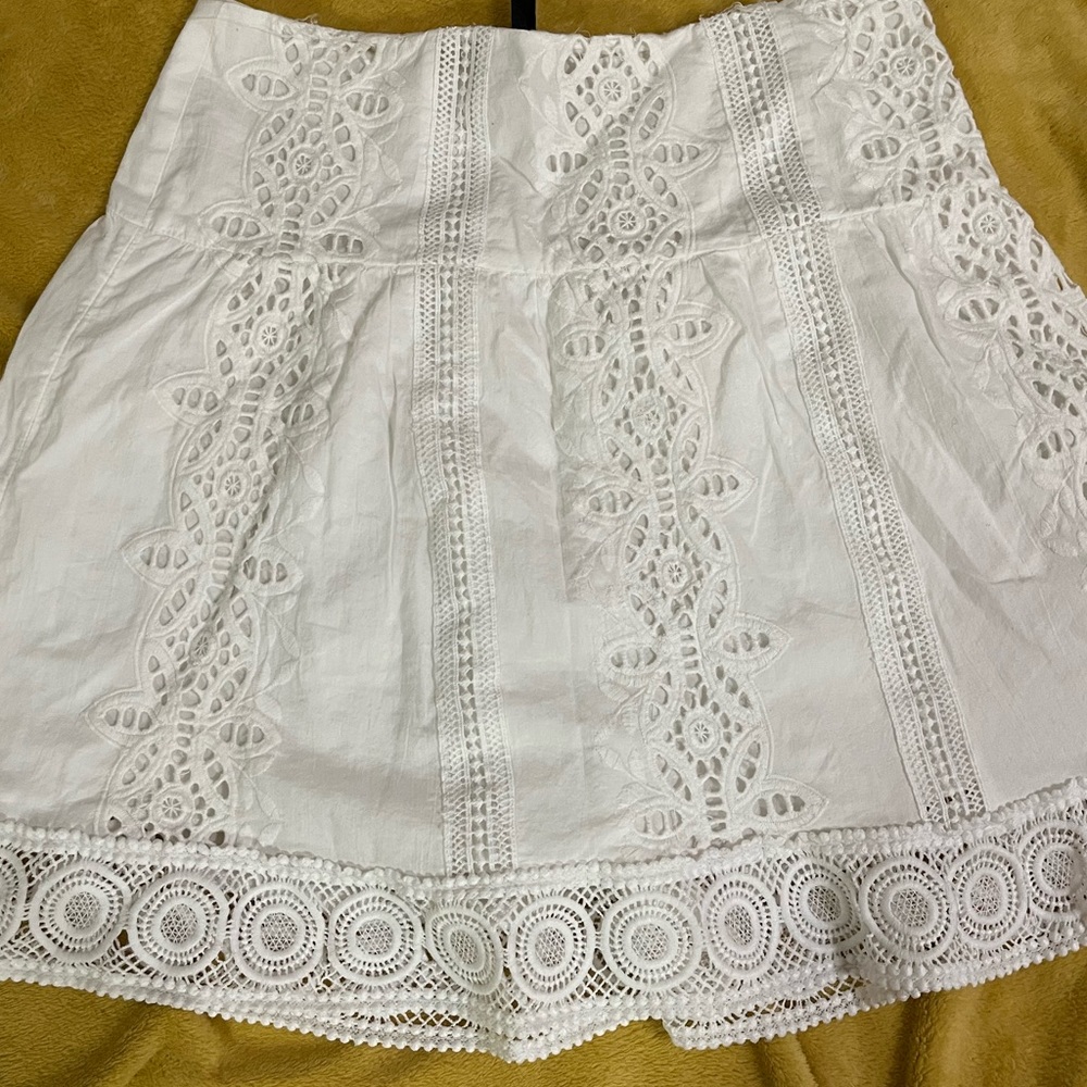 White Mini Skirt